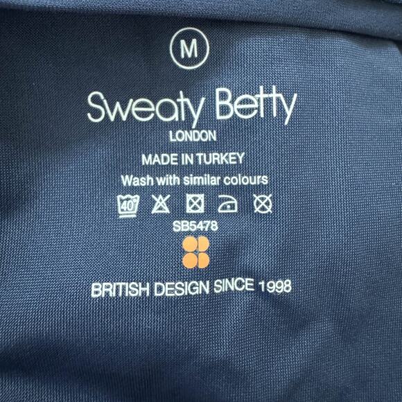 Sweaty Betty Ace Racerback High Low Tank Midi Dress Navy Summer Sporty Sz M FLAW - Picture 6 of 12